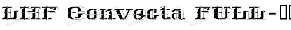 LHF Convecta FULL字体转换